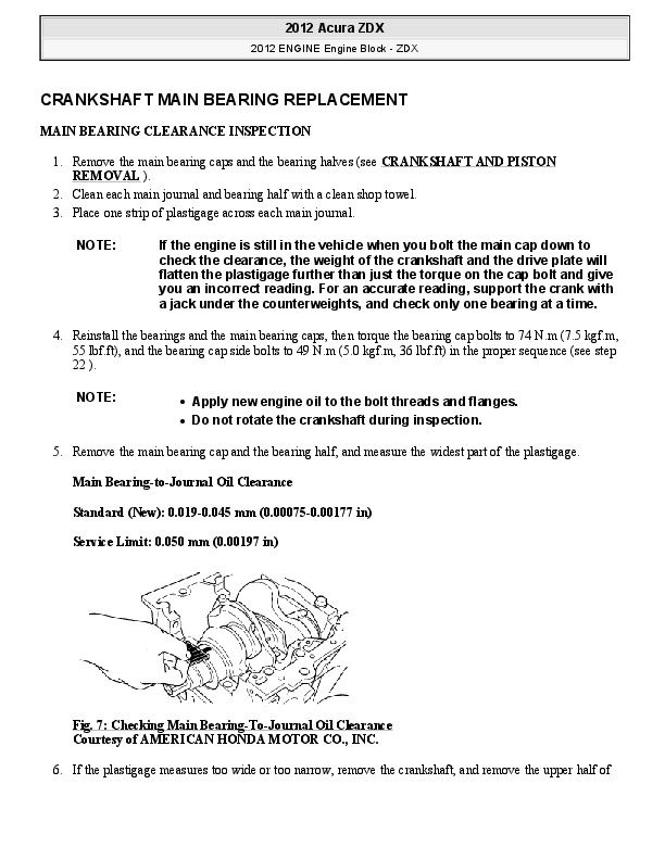 Acura ZDX 2010-2013 Workshop Repair & Service Manual | Quality